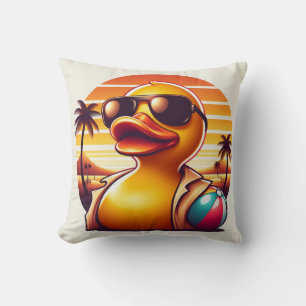 Rubber Duckie Duck Cushion