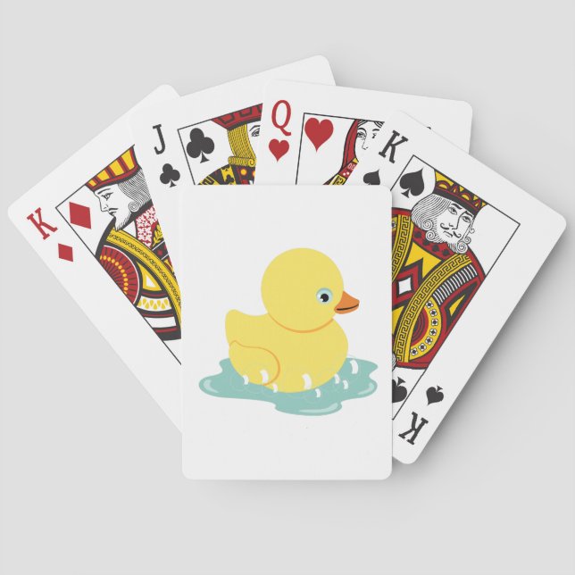 Rubber  Duckie Playing Cards (Back)
