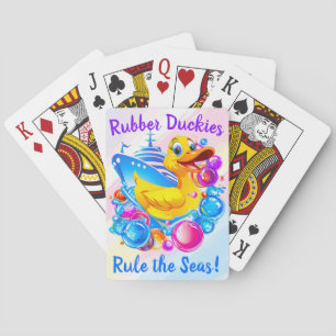 Rubber Duckies Rule the Seas Playing Cards