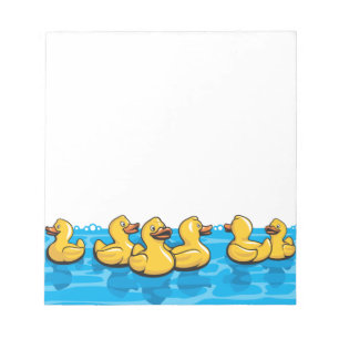 Rubber Ducks in the bath Notepad