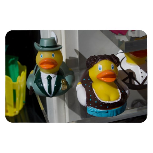 Rubber Ducks In Traditional Costumes Magnet (Horizontal)