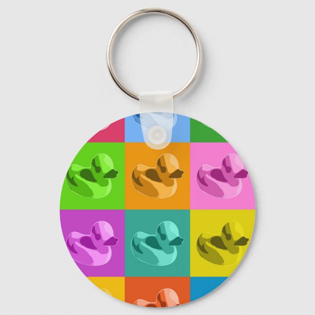 Rubber Ducks Key Ring (Front)