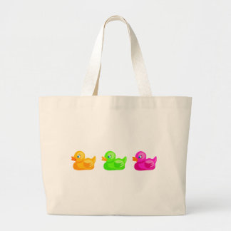Rubber Ducks Large Tote Bag