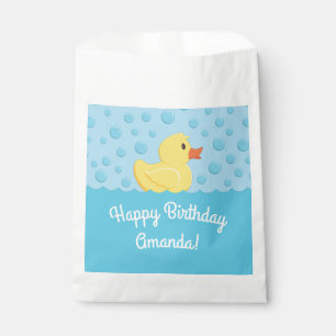 Rubber Ducky 1st Birthday Party Kids Baby Favour Bags