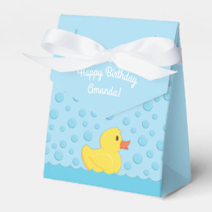 Rubber Ducky 1st Birthday Party Kids Baby Favour Box