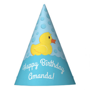 Rubber Ducky 1st Birthday Party Kids Baby Party Hat
