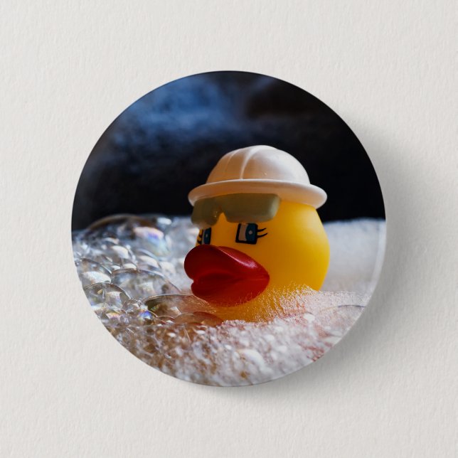 Rubber Ducky 6 Cm Round Badge (Front)