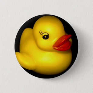 Rubber Ducky 6 Cm Round Badge