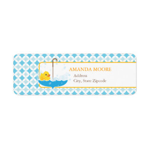 Rubber Ducky Address Label