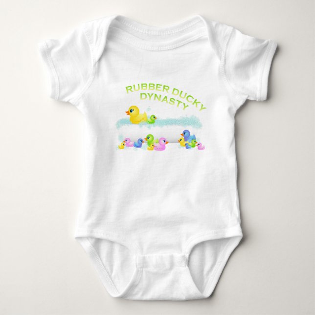 Rubber Ducky Baby Bodysuit (Front)