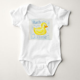 Rubber Ducky Bathtime infant clothing Baby Bodysuit
