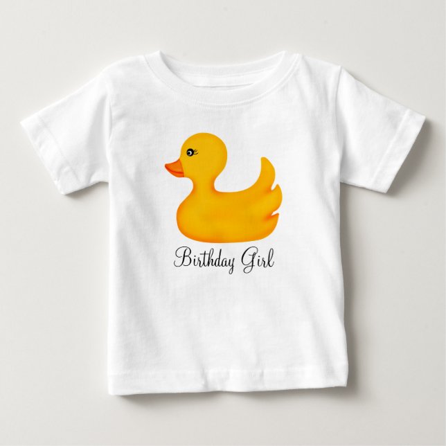 Rubber Ducky Birthday T-Shirt (Front)