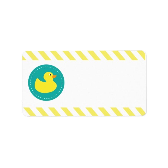 Rubber Ducky Blank Labels (Front)