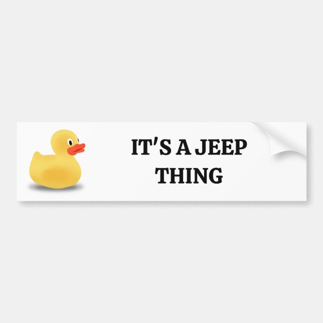 Rubber ducky bumper sticker (Front)