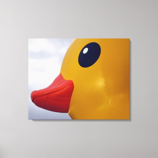 rubber ducky canvas print (Front)