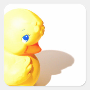 Rubber Ducky - Cute Square Sticker