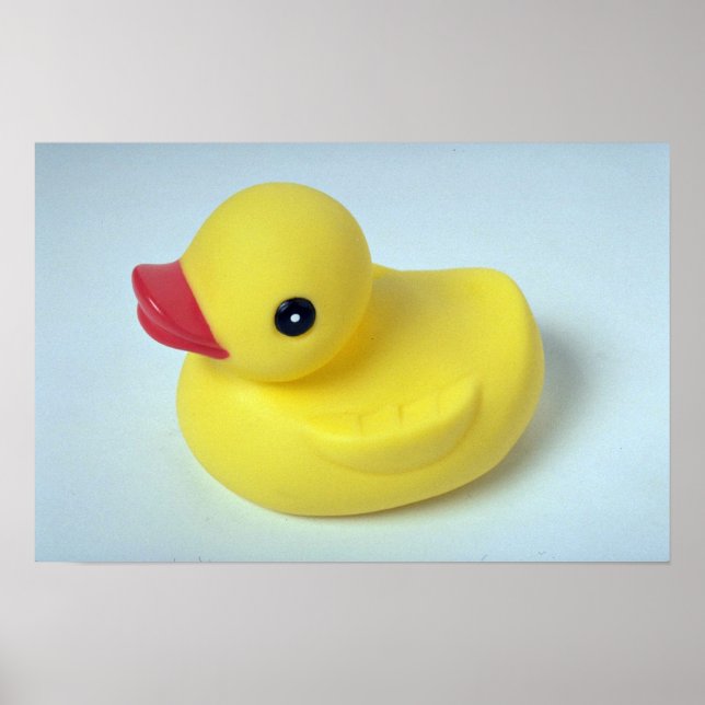 Rubber ducky doll for kids poster (Front)