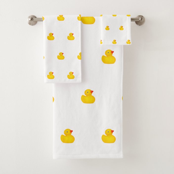 Rubber Ducky Duck Ducks Sets Bathroom Towel Set Zazzle
