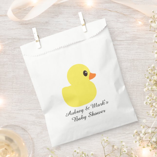 "Rubber Ducky" Favour Bags (Clipped)