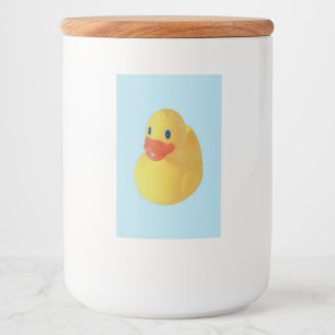 Rubber Ducky Food Label