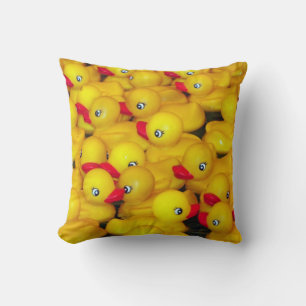 Rubber ducky pattern cushion