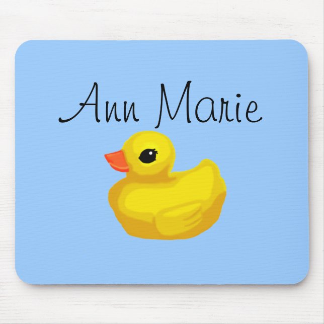 Rubber Ducky Personalised Mousepad (Front)
