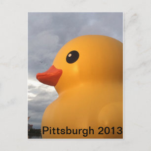 Rubber Ducky Pittsburgh Postcard