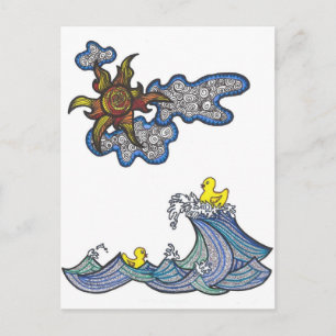 Rubber Ducky Postcard