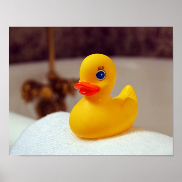 Rubber Duck Art & Wall Décor Zazzle.co.uk