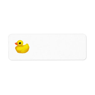 Rubber Ducky Return Address Labels