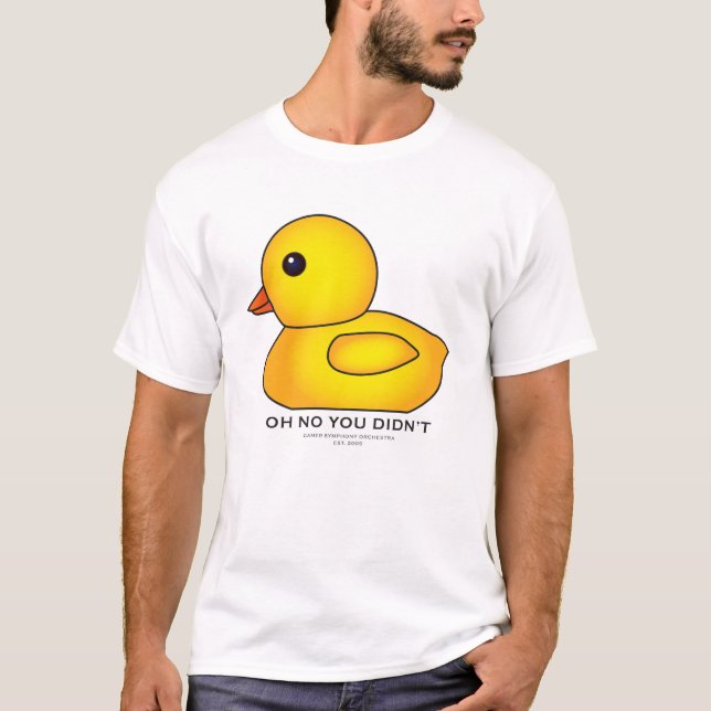 Rubber Ducky Shirt - White (Front)