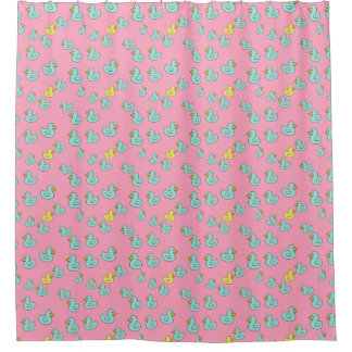 rubber ducky shower curtain