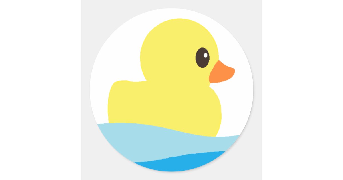 "Rubber Ducky" Stickers Zazzle