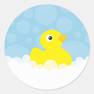 Rubber Ducky Stickers - Blue