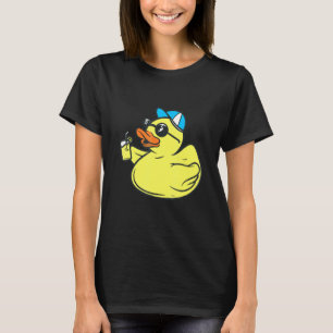 Rubber Ducky Sunglasses Summer Party Duck Toy Kids T-Shirt
