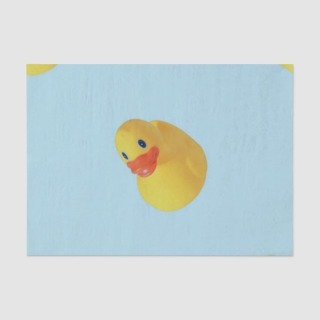 Rubber Ducky Tissue Paper (Front)