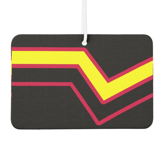 Rubber / Latex Pride Flag Car Air Freshener (Front)