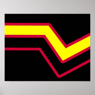 Rubber / Latex Pride Flag Poster