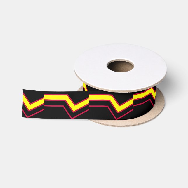 Rubber / Latex Pride Flag Satin Ribbon (Spool)