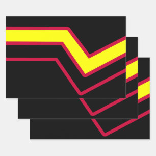 Rubber / Latex Pride Flag Wrapping Paper Sheet