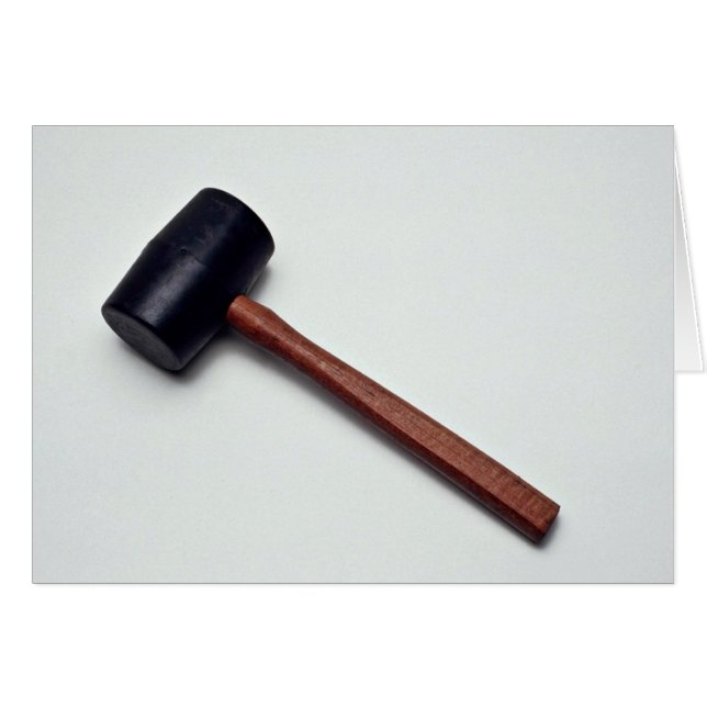 Rubber mallet for softer blow (Front Horizontal)