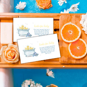 Rubber Mummy Duck Bathtub Books For Baby Shower Enclosure Card