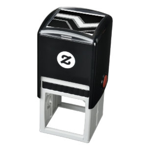 Rubber pride flag self-inking stamp