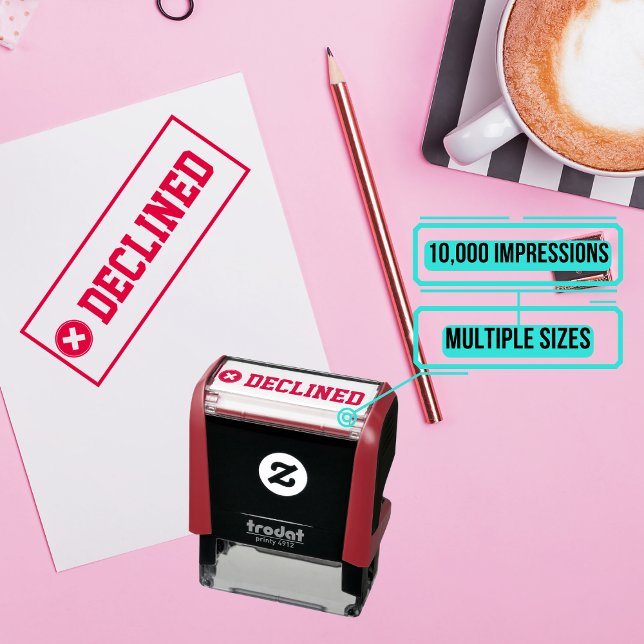 Rubber Stamp - Declined (Use this stamp to approve/decline invoices or other documents.)