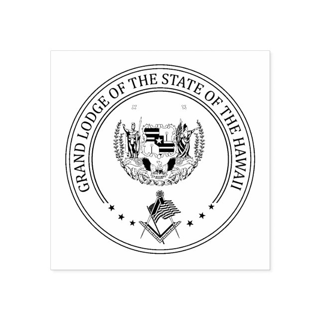 Rubber stamp Freemasonry of Hawaii (Imprint)