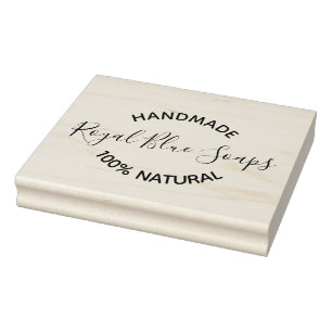 Rubber Stamp - Handmade Soaps Business Name