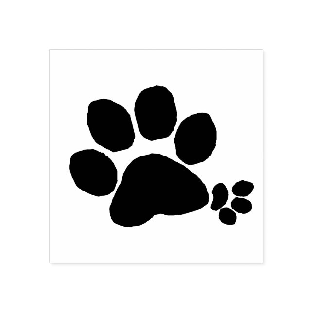 Rubber Stamp - Polydactyl Pawprint 2 (Imprint)