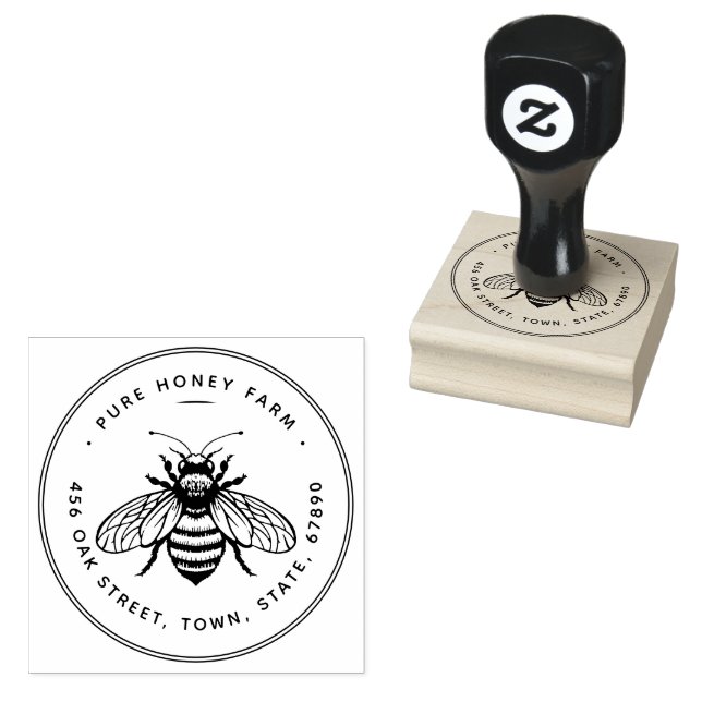 Rubber stamp | Pure Honey rubber stamp (Stamped)
