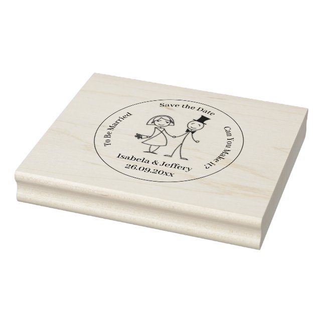 Rubber Stamp - Save The Date (Stamp)