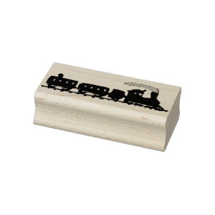 Rubber Stamped Choo Choo Train Stamp